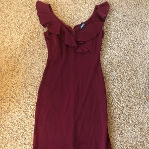 Lulu’s Plum Bodycon Dress